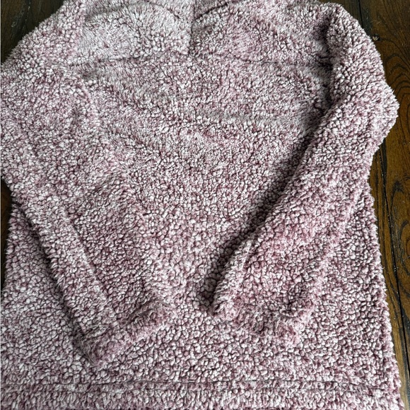 True Grit Frosty Red/Purple Sherpa Pullover M - Picture 5 of 7